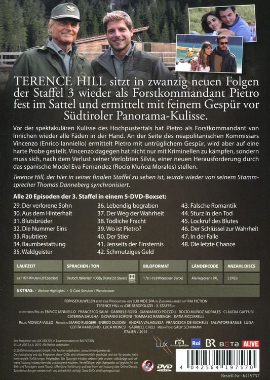 Produktbild: Die Bergpolizei - Ganz nah am Himmel - Die komplette 3. Staffel (Fernsehjuwelen) [5 DVDs]