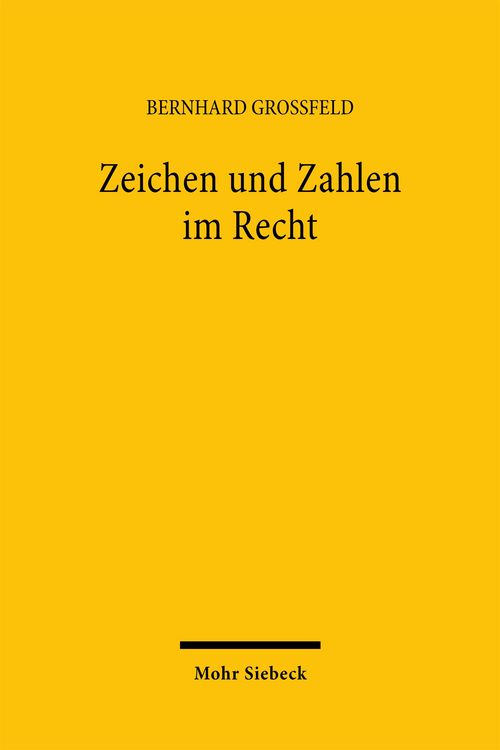 Produktbild: Zeichen und Zahlen im Recht