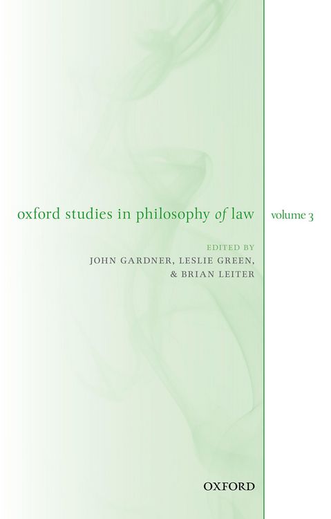 Produktbild: Oxford Studies in Philosophy of Law Volume 3