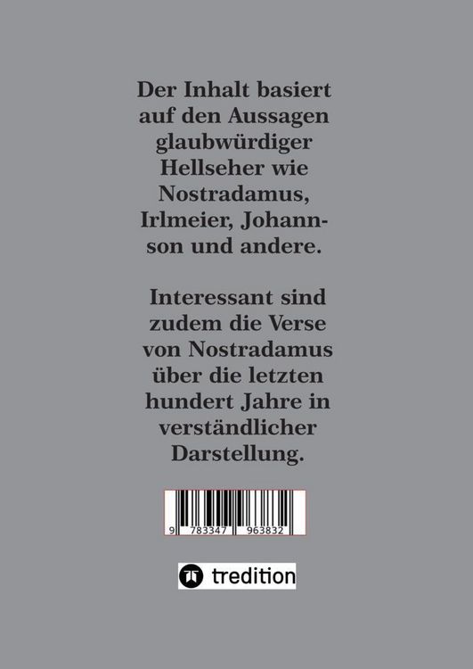 Produktbild: Die Schrecken der Endzeit