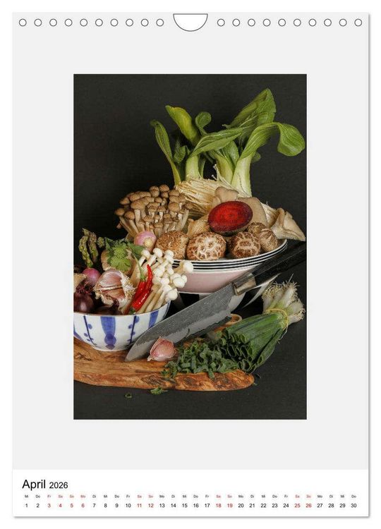 Produktbild: Japanese Cuisine II (Wandkalender 2026 DIN A4 hoch), CALVENDO Monatskalender