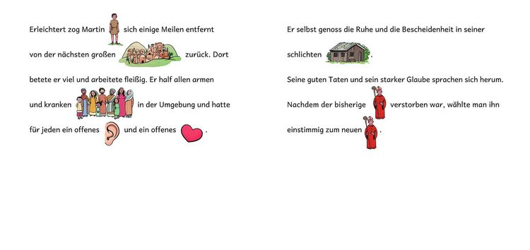 Produktbild: Einer, der seinen Mantel teilte ... Die Geschichte von Sankt Martin in Bildw&ouml;rtern