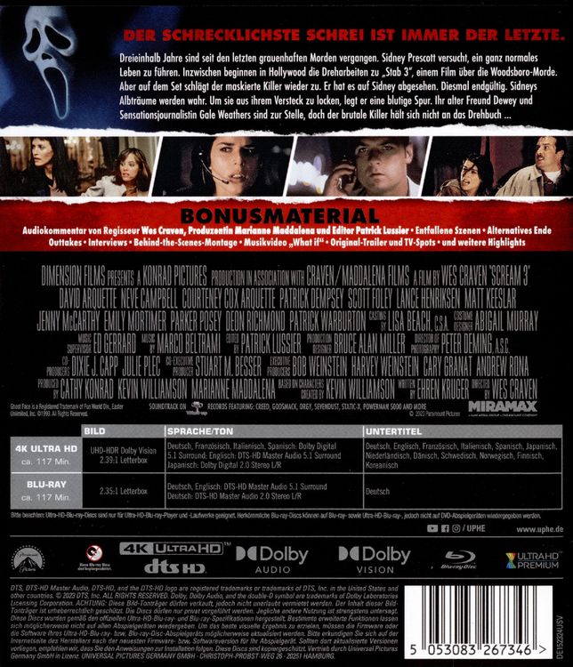 Produktbild: Scream 3