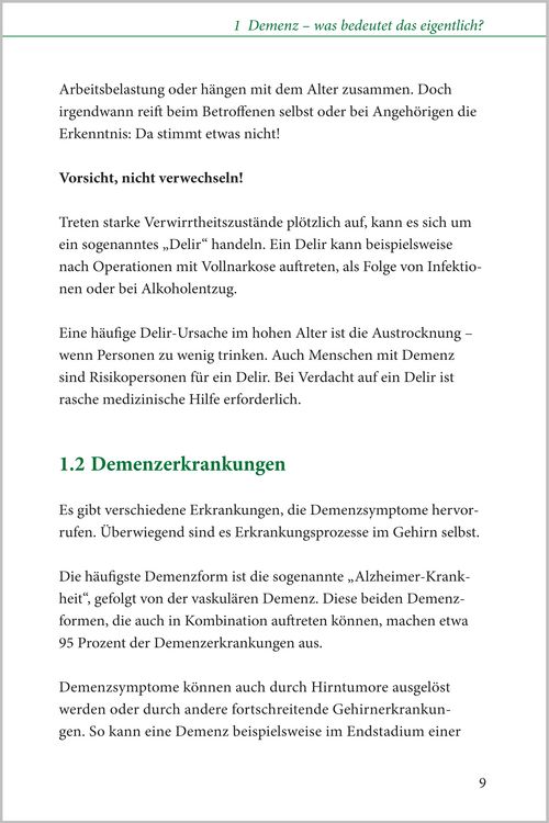 Produktbild: Demenz - der kompakte Ratgeber