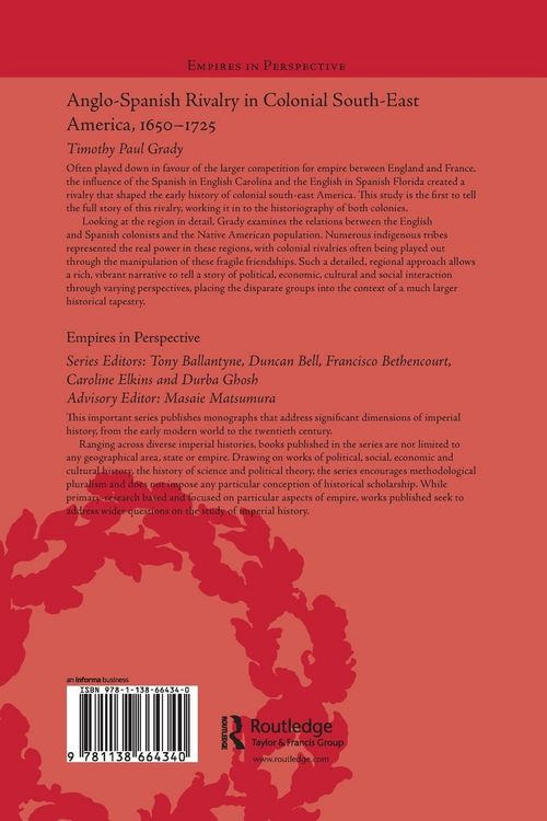 Produktbild: Anglo-Spanish Rivalry in Colonial South-East America, 1650-1725