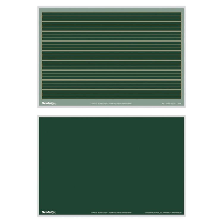 Produktbild: Tafel Lineatur 1/blanko 26x18cm
