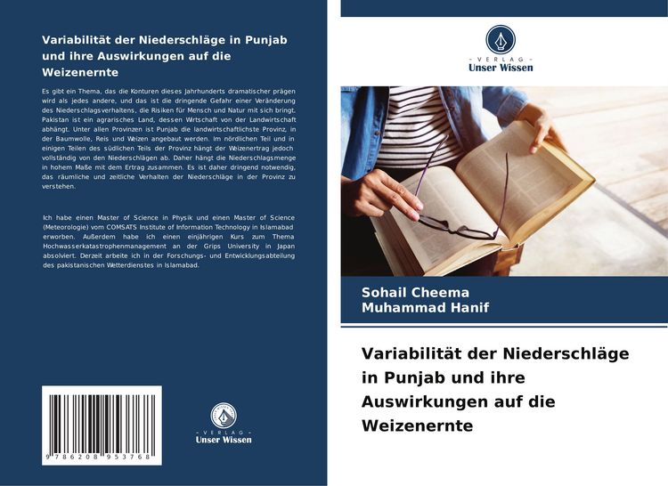 Produktbild: Variabilit&auml;t der Niederschl&auml;ge in Punjab und ihre Auswirkungen auf die Weizenernte