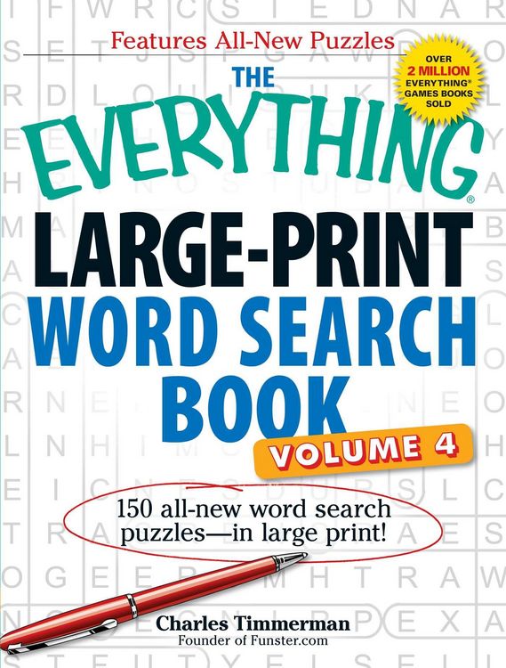 Produktbild: The Everything Large-Print Word Search Book, Volume IV