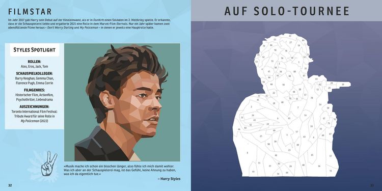 Produktbild: Tribute Edition Harry Styles Mosaik Stickerbuch