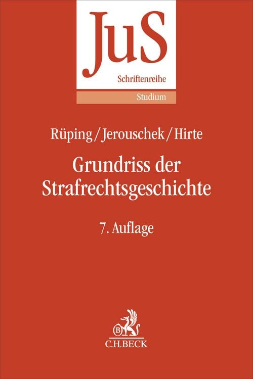 Produktbild: Grundriss der Strafrechtsgeschichte