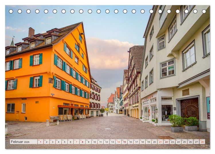 Produktbild: Biberach an der Ri&szlig; Impressionen (Tischkalender 2026 DIN A5 quer), CALVENDO Monatskalender