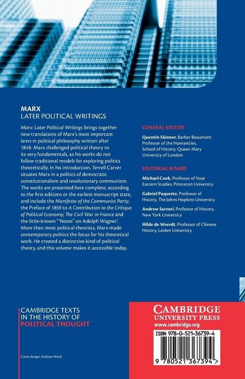 Produktbild: Marx: Later Political Writings