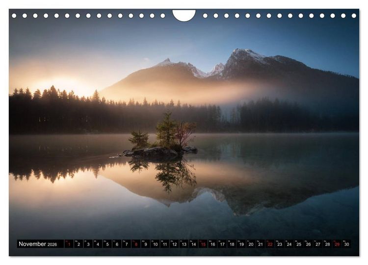 Produktbild: Bayerische Landschaften (Wandkalender 2026 DIN A4 quer), CALVENDO Monatskalender