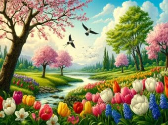 Produktbild: CALVENDO Puzzle Bl&uuml;tenpracht | 2000 Teile Lege-Gr&ouml;&szlig;e 90x67cm Foto-Puzzle f&uuml;r gl&uuml;ckliche Stunden