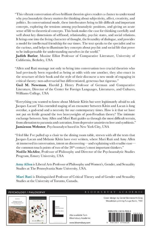 Produktbild: Critical Theory Between Klein and Lacan