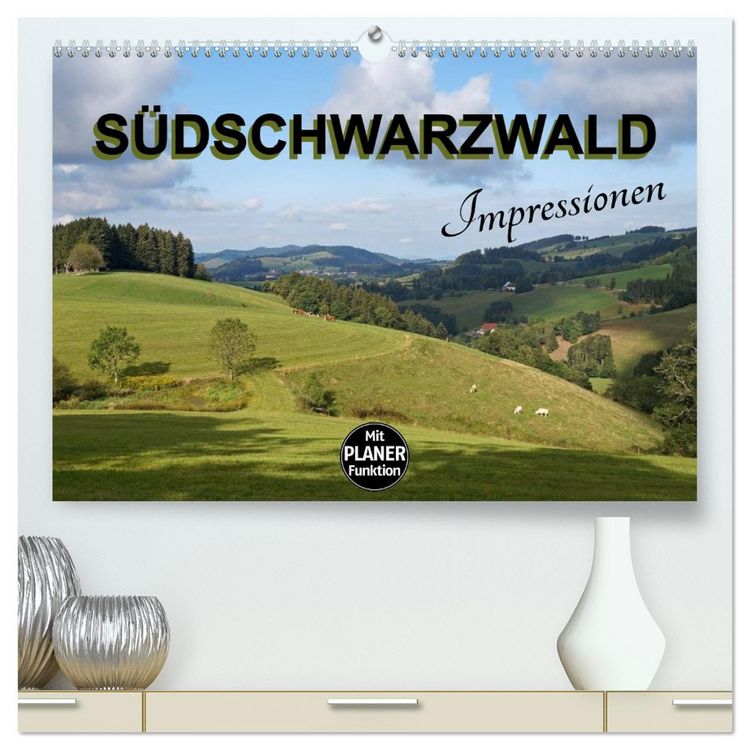 Produktbild: S&uuml;dschwarzwald - Impressionen (hochwertiger Premium Wandkalender 2026 DIN A2 quer), Kunstdruck in Hochglanz