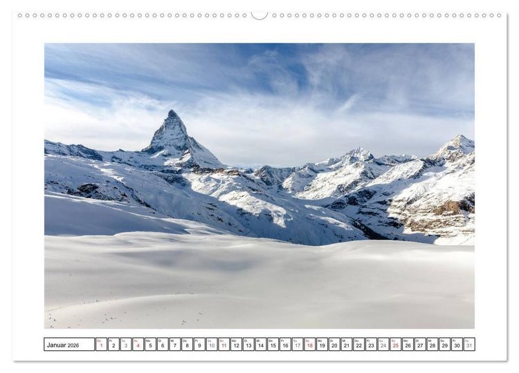 Produktbild: Geheimnisvolle Alpen (hochwertiger Premium Wandkalender 2026 DIN A2 quer), Kunstdruck in Hochglanz