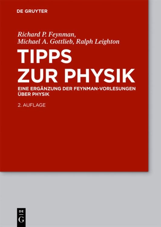 Bild vom Artikel Tipps zur Physik vom Autor Richard P. Feynman