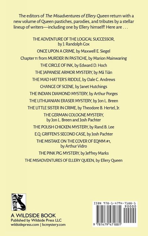 Produktbild: The Further Misadventures of Ellery Queen