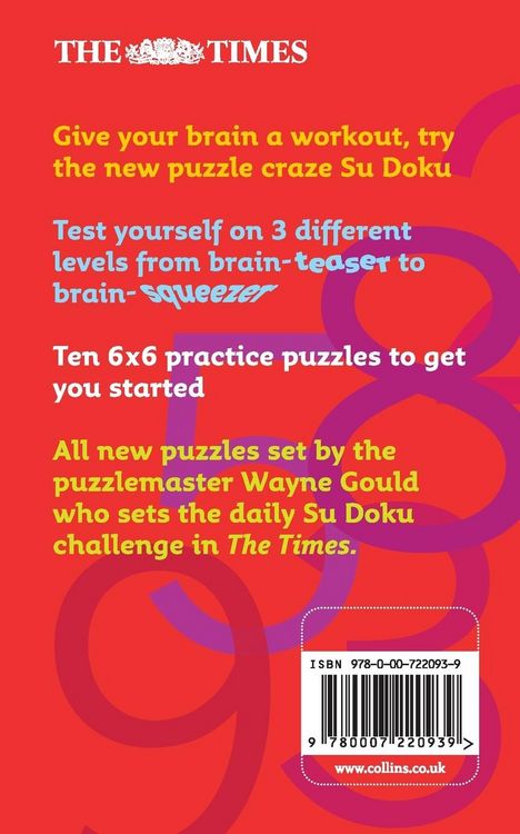 Produktbild: The Times Junior Su Doku