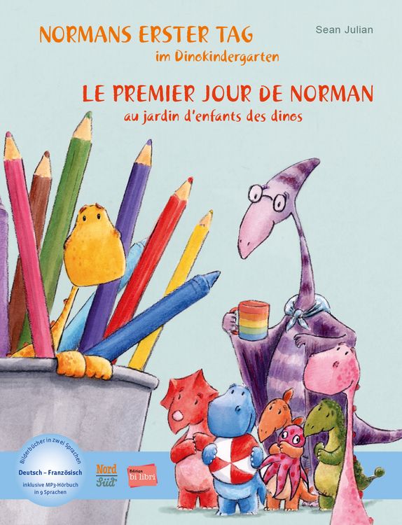 Produktbild: Normans erster Tag im Dinokindergarten (Deutsch-Franz&ouml;sisch)