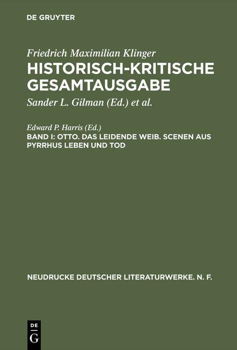 Produktbild: Otto. Das leidende Weib. Scenen aus Pyrrhus Leben und Tod