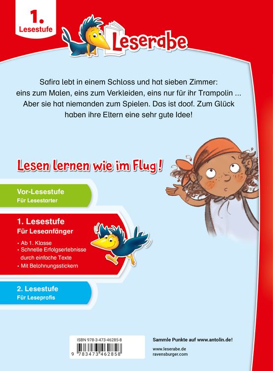 Produktbild: Leserabe 1. Lesestufe - Safiras Prinzessinnen-Schloss