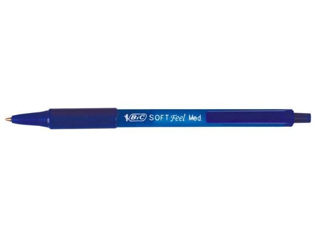 Produktbild: BIC Kugelschreiber Soft Feel 0.4mm blau, 3er Set