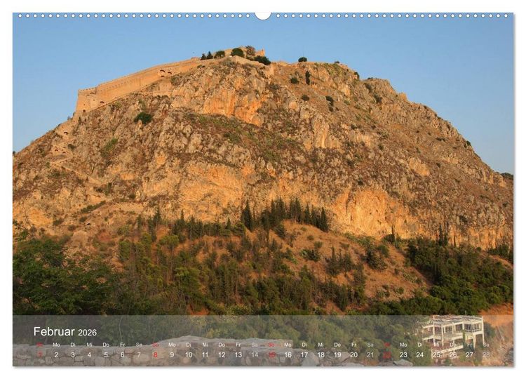 Produktbild: Nafplio &ndash; griechische Perle des Peloponnes (Wandkalender 2026 DIN A2 quer), CALVENDO Monatskalender