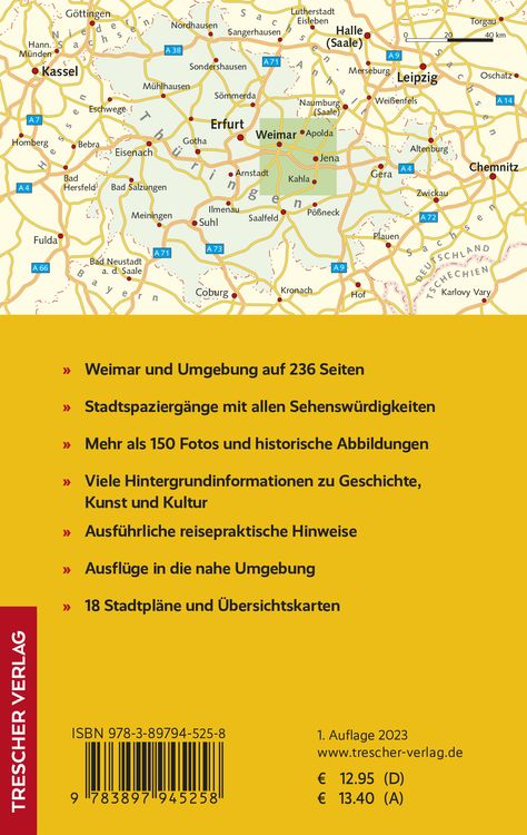 Produktbild: TRESCHER Reiseführer Weimar