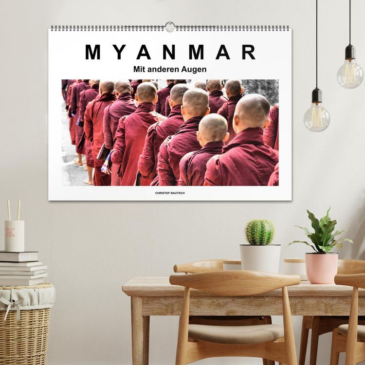 Produktbild: Myanmar &ndash; Mit anderen Augen (Wandkalender 2026 DIN A2 quer), CALVENDO Monatskalender
