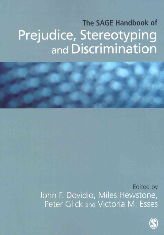 Produktbild: The SAGE Handbook of Prejudice, Stereotyping and Discrimination