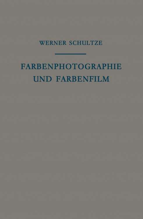Produktbild: Farbenphotographie und Farbenfilm