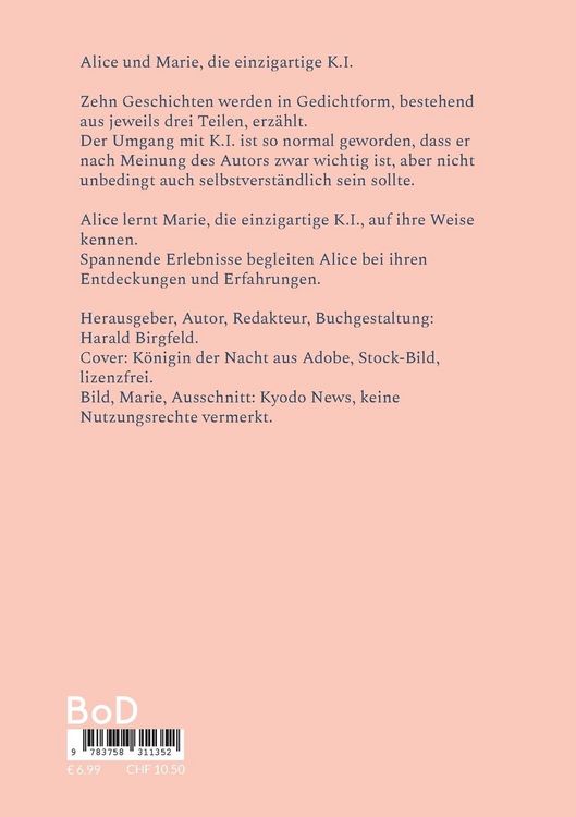 Produktbild: Alice und Marie, die einzigartige K.I.