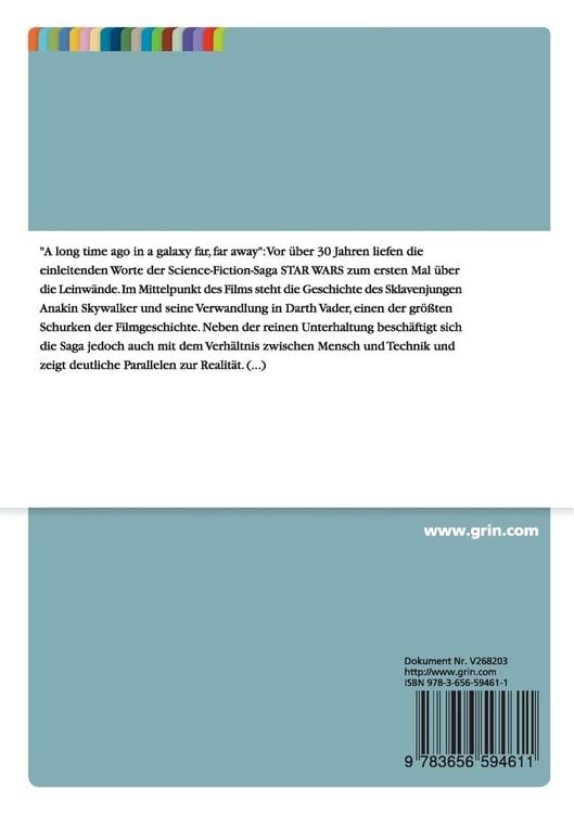 Produktbild: Von technisierten Menschen und vermenschlichter Technik. Zum Verh&auml;ltnis von Gesellschaft und technologischer Entwicklung in STAR WARS