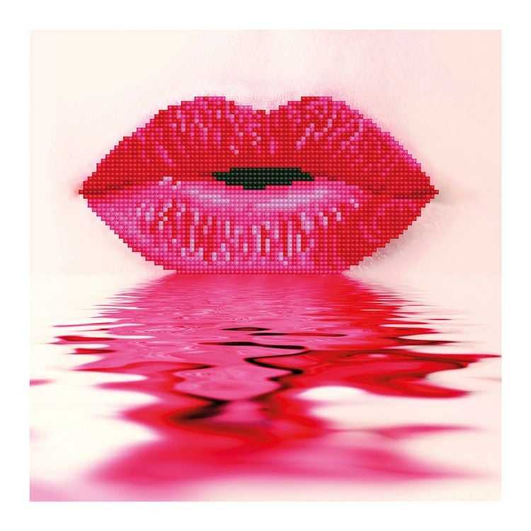 Bild vom Artikel Diamond Dotz - Diamond Painting Rote Lippen vom Autor 