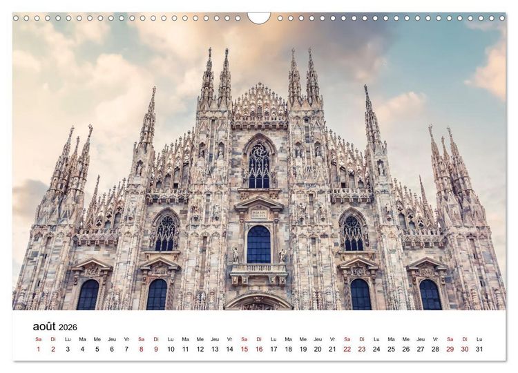 Produktbild: Merveilleuse Italie (Calendrier mural 2026 DIN A3 vertical), CALVENDO calendrier mensuel