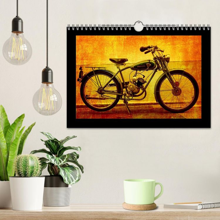 Produktbild: Motorrad Oldtimer (Wandkalender 2026 DIN A4 quer), CALVENDO Monatskalender