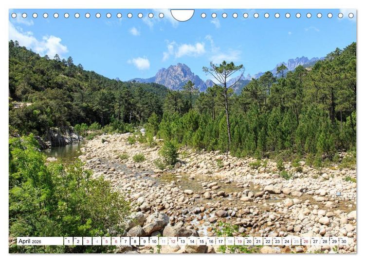 Produktbild: Korsika - raue Sch&ouml;nheit (Wandkalender 2026 DIN A4 quer), CALVENDO Monatskalender