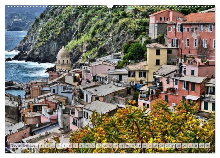 Produktbild: SCHMUCKST&Uuml;CKE der CINQUE TERRE (Wandkalender 2026 DIN A2 quer), CALVENDO Monatskalender