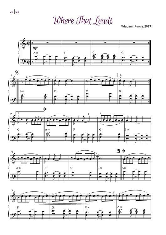 Produktbild: Melodies For Accordion & Keyboard, 11 Compositions