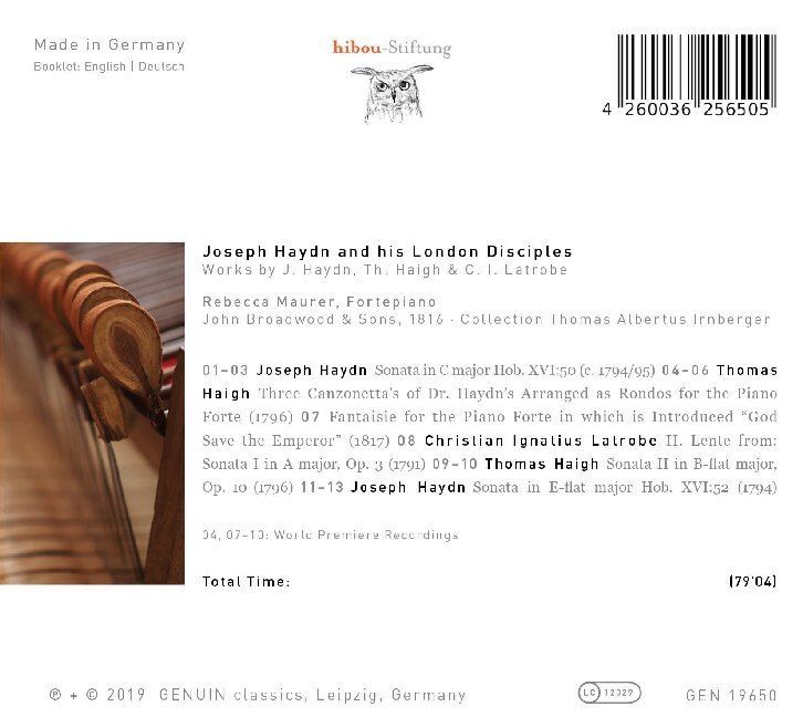 Produktbild: Joseph Haydn and his London Disciples
