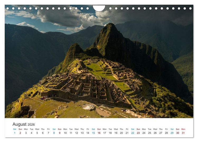 Produktbild: Mysterious Peru (Wall Calendar 2026 DIN A4 landscape), CALVENDO 12 Month Wall Calendar