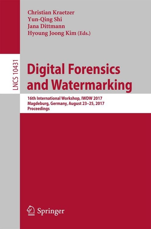 Produktbild: Digital Forensics and Watermarking