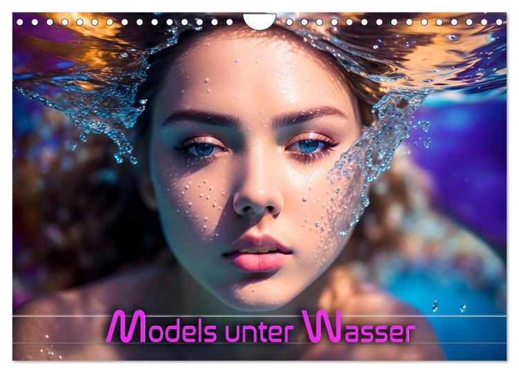 Produktbild: Models unter Wasser (Wandkalender 2026 DIN A4 quer), CALVENDO Monatskalender