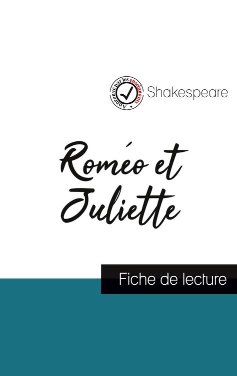 Produktbild: Rom&eacute;o et Juliette de Shakespeare (fiche de lecture et analyse compl&egrave;te de l'oeuvre)
