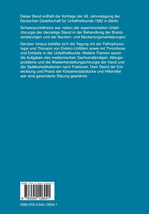 Produktbild: 46. Jahrestagung der Deutschen Gesellschaft f&uuml;r Unfallheilkunde e.V.