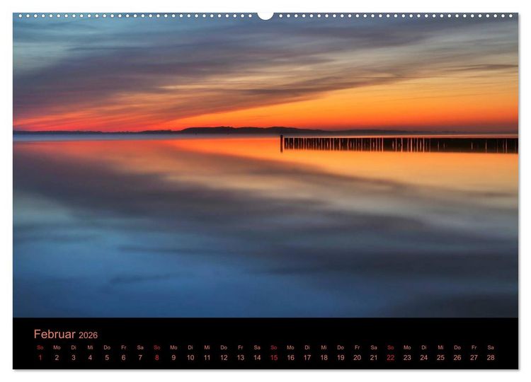 Produktbild: Sonnenuntergang (Wandkalender 2026 DIN A2 quer), CALVENDO Monatskalender