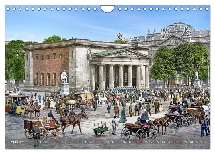 Produktbild: Berlin zur Kaiserzeit &ndash; Fotos neu restauriert und detailkoloriert (Wandkalender 2026 DIN A4 quer), CALVENDO Monatskalender