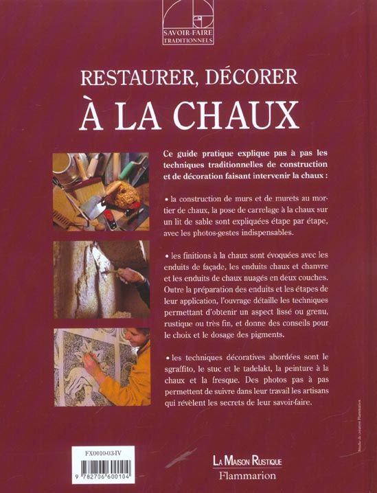 Produktbild: Restaurer, d&eacute;corer &agrave; la chaux